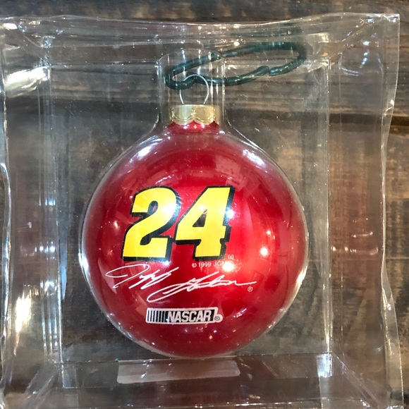 VINTAGE 1999 Jeff Gordon Christmas Ornament NASCAR racing #24 - Picture 1 of 5